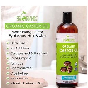 Organic castor oil 16 FL OZ